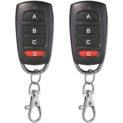 Alovez - 2er-Pack Universal-Schlüsselanhänger-Fernbedienung zum Klonen von Garagentoren, 433 MHz, 4 Image