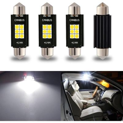 Linghhang - 4er-Pack extrem helle 211-2 212-2 578 Festoon-LED-Birnen, fehlerfrei, 1,61 Zoll, 41 mm,
