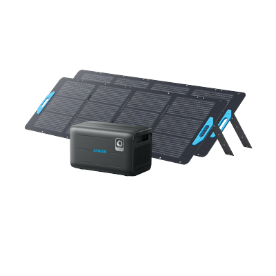 Anker SOLIX BP2000 Expansion Battery + 2× 200W Portable Solar Panel