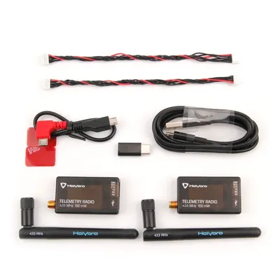 Holybro SiK Telemetry Radio V3 100mW 433MH 915MHz Open-source SiK firmware Plug-n-play for Pixhawk