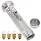 Vintage Metal Flashlight Props Small Old fashioned Iron Night Outdoor Portable for Camping Adventure
