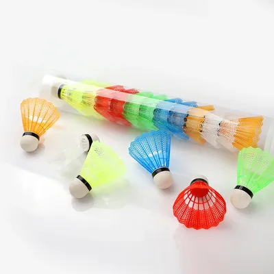 6pcs/set Color badminton color plastic foam ball head outdoor leisure sports hit resistant stability