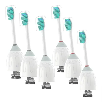 A76Z 6PCS Replacement Toothbrush Heads for HX7001/HX7002/HX7351/HX5100/HX7022