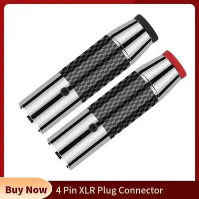 4 Pin XLR Connector Cannon Plug Consumer Electronics Solder Microphone Audio Cable Speaker Terminal