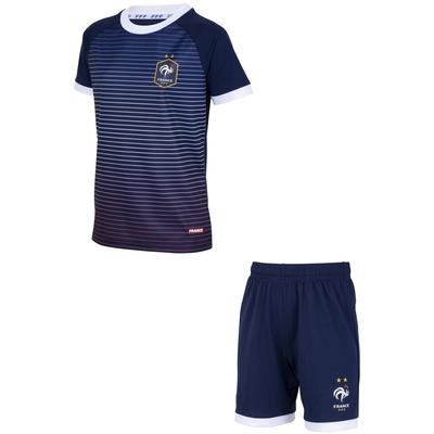 Frankreich-Streifen-Mini-Set – Marineblau/Weiß – Kinder Image