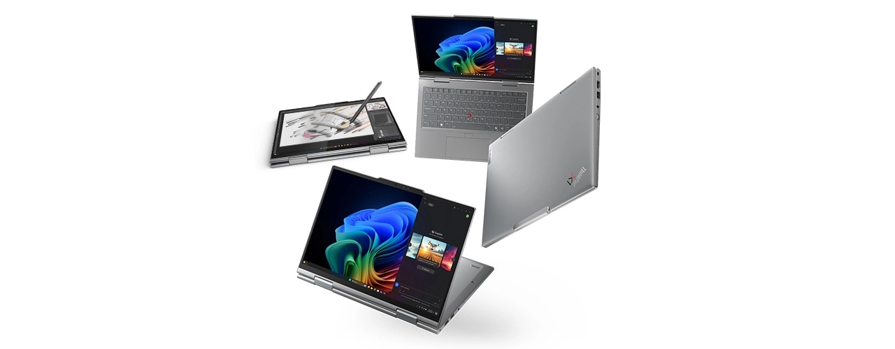 Lenovo ThinkPad X1 2-in-1 Gen 10 Intel Copilot+ PC, Grey - Business Laptop - Windows 11 Home - Intel® Core™ Ultra 5 226V - 512GB SSD - 16GB RAM - 14