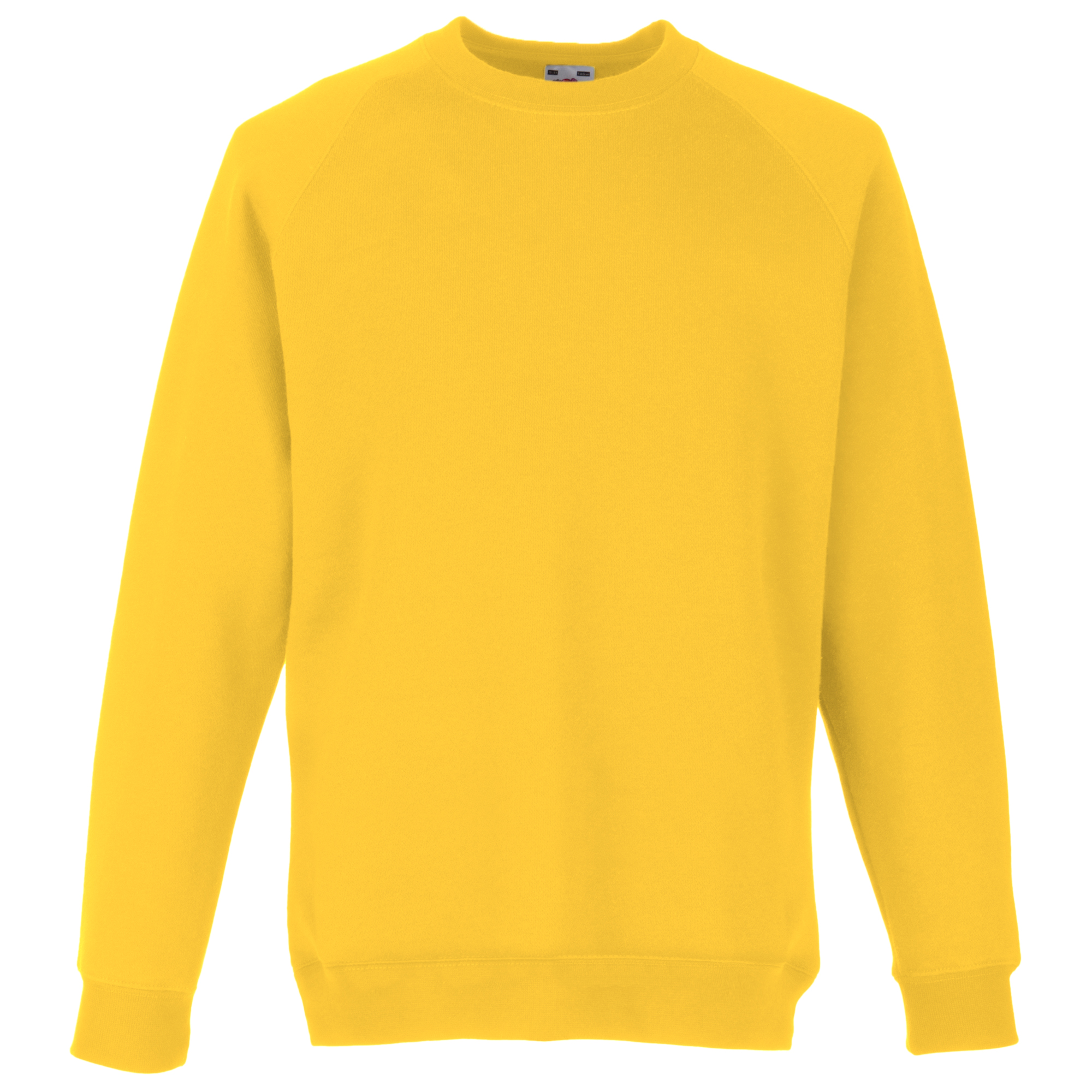 Fruit of the Loom Childrens Unisex Raglan Sleeve Sweatshirt (sunflower) - Yellow - Size 9-10Y | Fruit of the Loom Sale | Discount Designer Brands