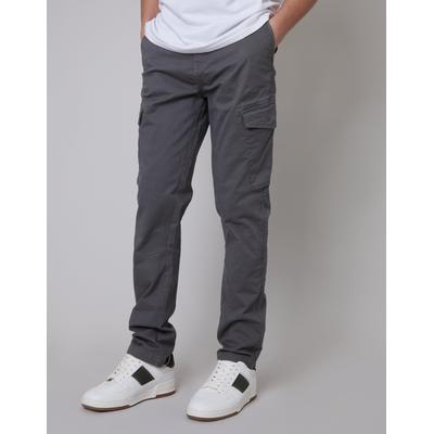 Slate Grey Slim Fit Cargo Style Trouser