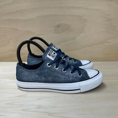 Converse Shoes | Converse Womens All Star Ct Ox 545029f Lace Up Washed Navy Sneaker Shoes Size 5 | Color: Blue | Size: 5
