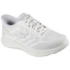 Slip-On Sneaker SKECHERS "GO WALK NOW-PAYTON", Herren, Gr. 45, grau (weiß, hellgrau), Textil, sportlich, Schuhe, Trainingsschuh, Schnürschuh mit Handsfree Slip-ins