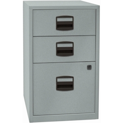 Hängeregistraturschrank 3 Schübe silber Image