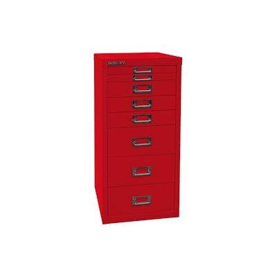 Bisley Schubladenschrank MultiDrawer A4 8 Schübe kardinalrot Image