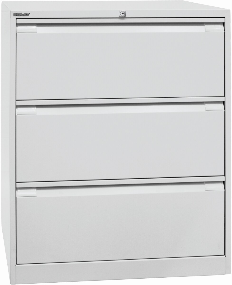 Bisley Hängeregistraturschrank 3 Schübe 2-bahnig lichtgrau Image