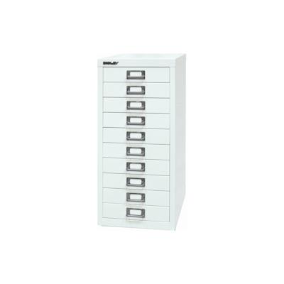 Bisley Schubladenschrank Basis A4 10 Schübe verkehrsweiß Image