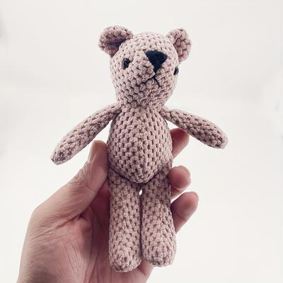 TEMU Plush Bear Dog Toy - Interactive Chew And Play For Small Breeds, Multiple Colors , Chew Toy
