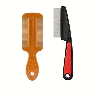 TEMU 2pcs Steel Set - Effective Nit Removal For Hairdressing And Use - , -, , 4.96- Length For Removal Image
