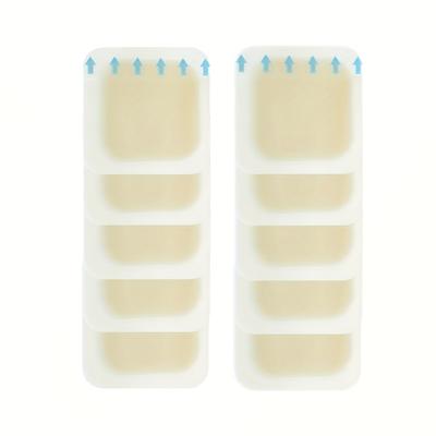 TEMU 10pcs Silicone Hydrogel Blister Pads - Anti-friction Foot Care Patches, Adhesive Gel Covers For Heel & Toe Protection, Sporty Inserts For Shoes & Sneakers, Image