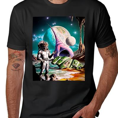 TEMU Rhodan Retro Comic Art Tshirt Aesthetic Clothing For A Anime Clothes T Shirt For Men 18g Image