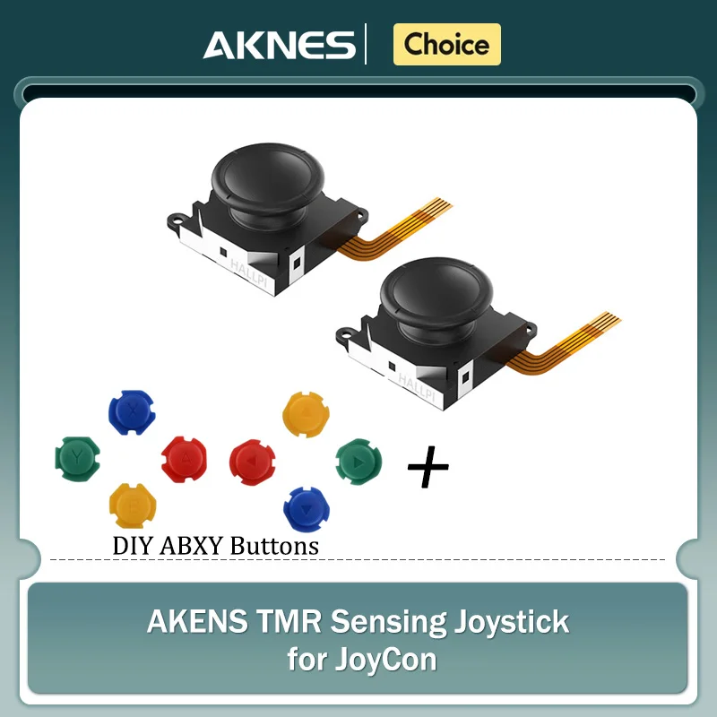 AKENS X HALLPI TMR Joystick für Joy-con Reparatur Ersatz für Nintendo Swith OLED NS Lite Joycon Stick Cap Gamepad Zubehör Image