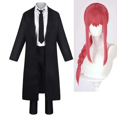 Erwachsene Frauen Halloween Party Kettensäge Mann Makima Cosplay Kostüm Image