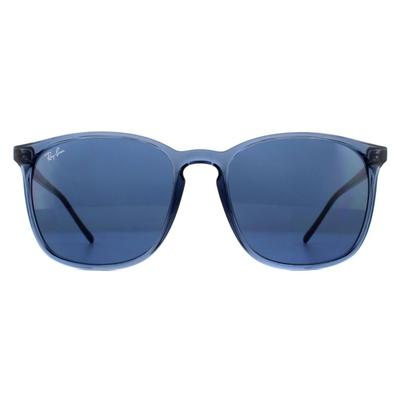 Ray-Ban Square Herren Sonnenbrille Transparent Blau mit blauen Verlauf