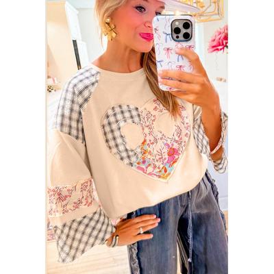 Azura Exchange Frieden Liebe Patchwork Top Image