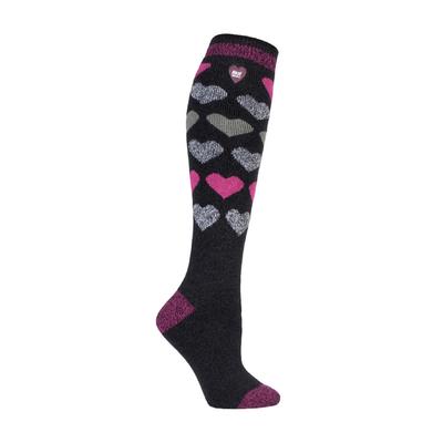 Damen dünne extralang leichte kniehohe thermosocken Image