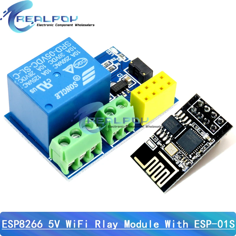 ESP8266 ESP-01S 5V WiFi Relais Modul Dinge Smart Home Fernbedienung Schalter Für Telefon ESP-01 ESP01 ESP01S Drahtlose WIFI modul Image