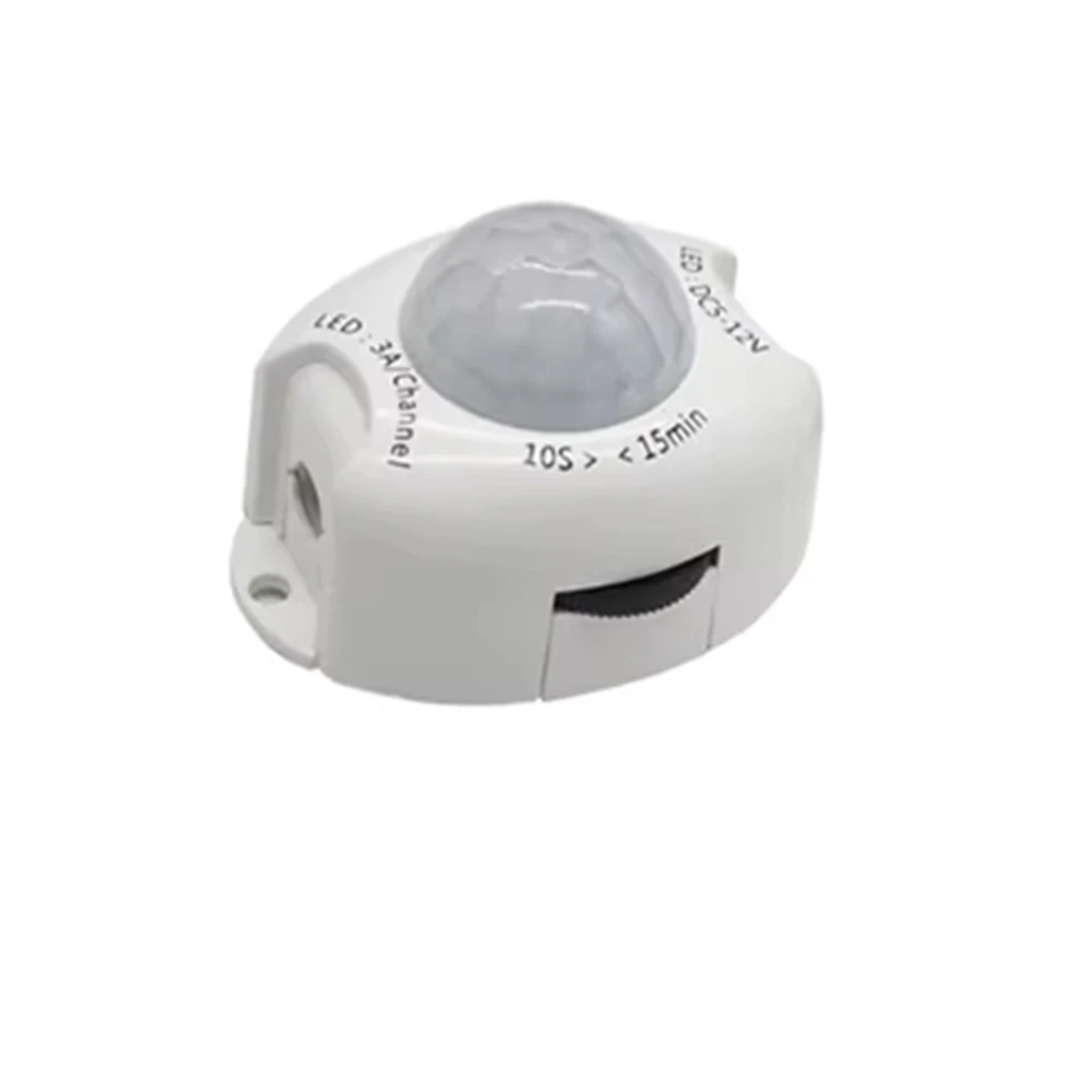 PIR-Bewegungsmelder-Schalter, 12 V, 5 V, 24 V, hochempfindlicher Bewegungs-LED-Sensor, Infrarot, automatische Zeitverzögerung, EIN/AUS für LED-Streifen