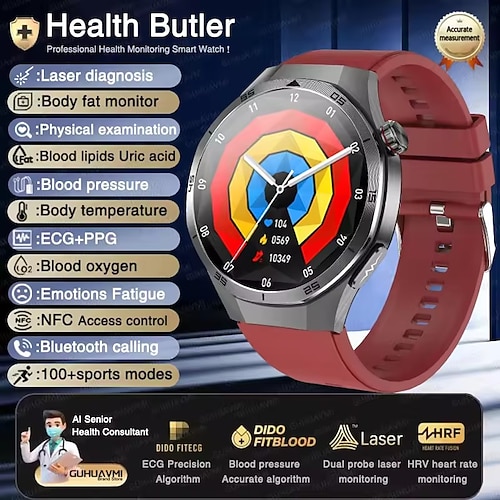 ET475 Orologio intelligente 1.73 pollice Orologio da Corsa Fitness Smartwatch Zero Contapassi Promemoria sedentarietà Sveglia Compatibile con Zero Da uomo Promemoria Messaggi Contapassi IP68 Cassa