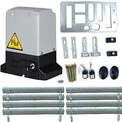Sliding Gate Opener Kit Rack Driven Sliding Gate Motor with Remote Controls and Infrared Sensor