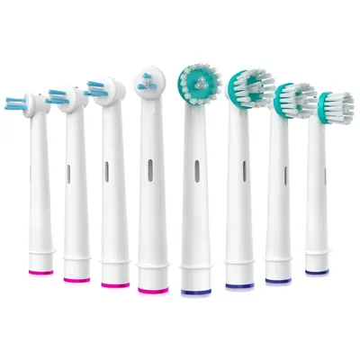 Replacement Brush Heads for OralB Professional Ortho & Power Tip Compatible Orthodontic Electric