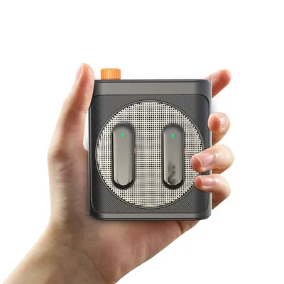 Portable Voice Amplifier With Lavalier microphone Mini Wireless Megaphone Speaker for Teachers,