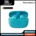 JBL Wave Beam 2 Auricolari True Wireless con cancellazione attiva del rumore Bluetooth 5.3 Doppia connessione Impostazione EQ IP54 40 ore di riproduzione