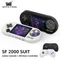 DATA FROG-Console de jeu portable SF2000, console de jeu rétro IPS, 3 pouces, 6000 jeux intégrés,