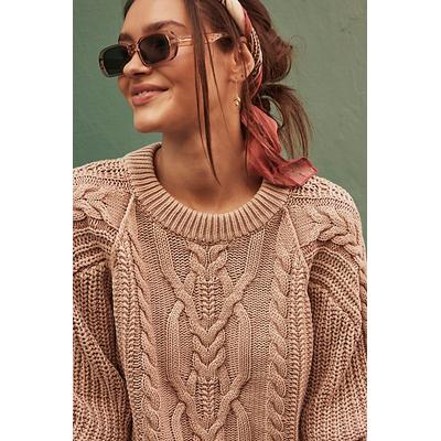 Wednesday Rectangle Sunglasses at Free People in Amber
