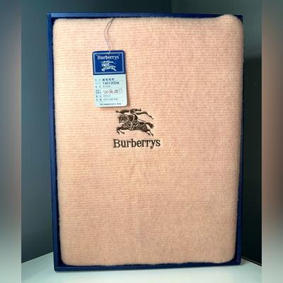 Burberry Bedding | Vintage Burberry Light Pink Wool Blanket (Full Size) New In Box | Color: Pink | Size: Full