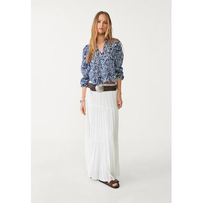 Stradivarius Flowing printed blouse Blue L