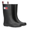 Gummistiefel TOMMY HILFIGER, Kinder, Gr. 32, schwarz, Gummi, modisch, Schuhe, Regenstiefel, Matschstiefel mit Logo