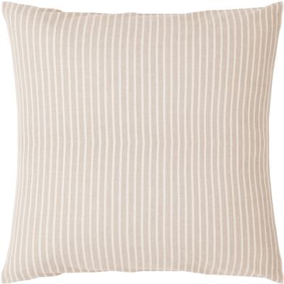 Dekokissen PAD "Fiora", beige (natural, gestreift), B:50cm L:50cm, Baumwolle, Dekokissen_Sitzkissen_Kissenhüllen, einzigartiges Design, Kissenhülle ohne Füllung, 1 Stück Image