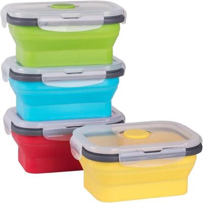 Collapsible Food Storage Containers 4 Colors