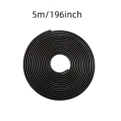 TEMU 5-meter/196 Inch Pvc Door Barrier - Universal Anti-collision Adhesive Door Protector For Suvs, Sedans, , Sports Cars, And Commercial Vehicles - Door Entry Protection Strip Image