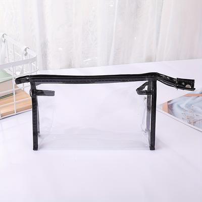 TEMU Transparent Public Makeup Bag Large Capacity Transparent Cosmetic Organizer Handbag Clear Item Storage Pouch Image