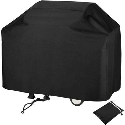 L&h-cfcahl - Grillabdeckung 117x61x117cm Schwarz Wasserdicht Grillabdeckung 210D bbq Schutzplane Image