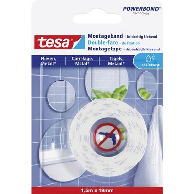 Montageband 1,5 m x 19 mm, weiß Montagekleber - Tesa Image