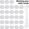 30PCS Washing Machine Drain Filter With Binding Zip Tiesm Multipurpose Washer Hose Lint Traps for