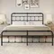 Headboard and Footboard - Platform Metal Slats Mattress Foundation,beds