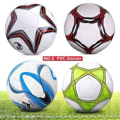 Standard Official Size 5 PVC Football Professional High Quality Machine Sewing Outdoors Sports Match