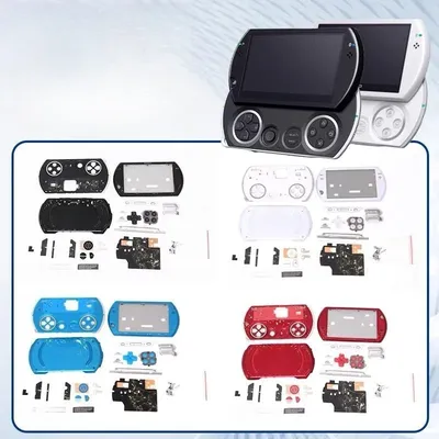 New Brand New Black Housing Case For PSP GO Console Full Replacement Shell Cover With Buttons Set