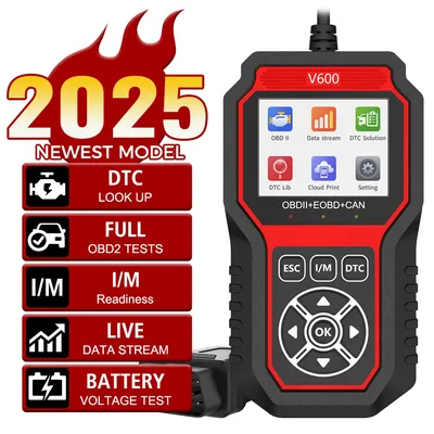 OBD2 Scanner Battery voltage detection Diagnostic Oxygen Sensor Test DTC Lookup Fault Code